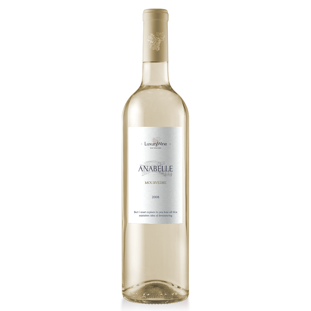 White Wine bottle image
