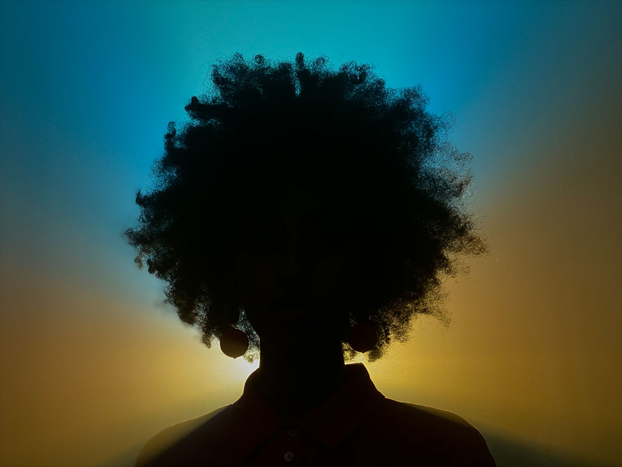 Black girl portrait image