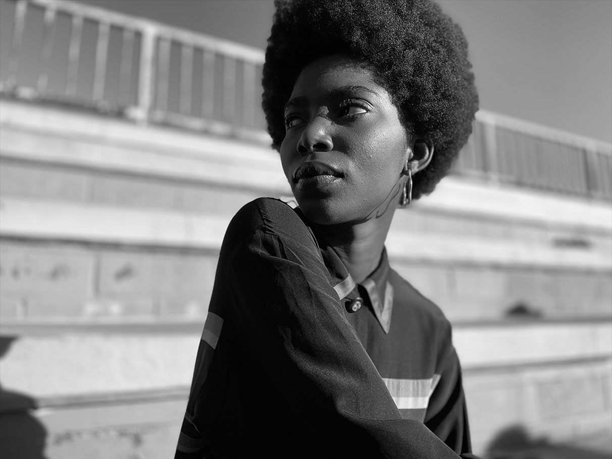 Black girl second portrait image