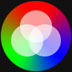 Full color circle icon
